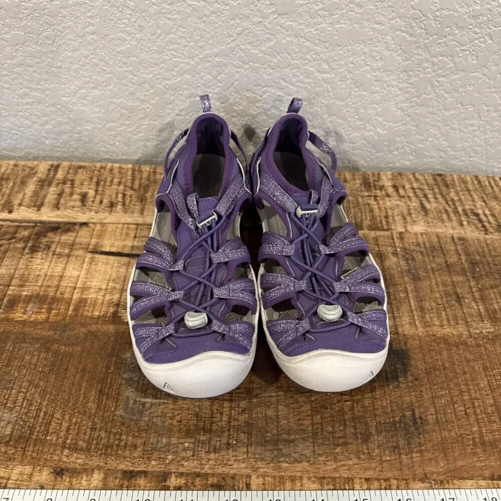 Keen Womens Whisper Closed Toed Sports Sandal Size 6 Purple Gray Hiking